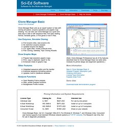 Sci-Ed Software - Products