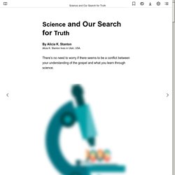 Science and Our Search for Truth