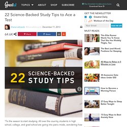 23 Science-Backed Study Tips to Ace a Test