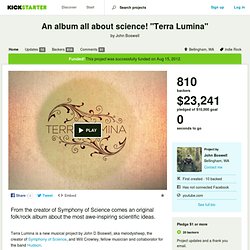 An album all about science! "Terra Lumina" by John Boswell