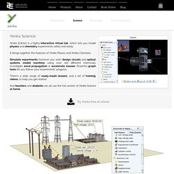 Yenka Science - Physics & Chemistry Virtual Lab 3D Physics & Chemisty