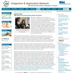 IAN Science Communication Intern Program « IAN/EcoCheck Blog