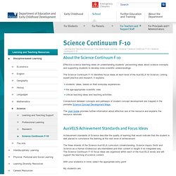 Science Continuum P-10