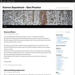 Science Department – Best Practice