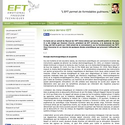 La science derrière l'EFT - EFT : le portail francophone
