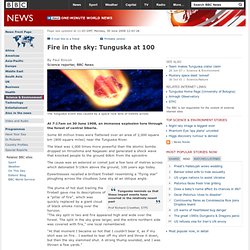 Fire in the sky: Tunguska at 100