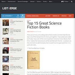 Top 15 Great Science Fiction Books