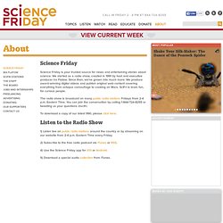 About Science Friday