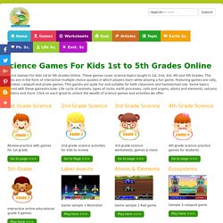 Science Games For Kids 1st to 5th Grades Online