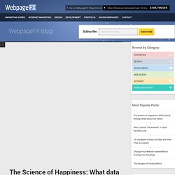The Science of Happiness: What data & biology reveal about our mood