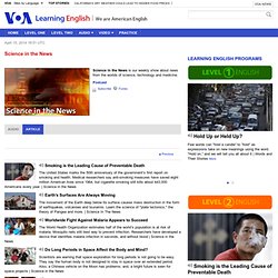 Science in the News - VOA - Voice of America English News