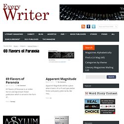 Literary Magazines - Science Fiction