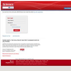 Science Magazine: Sign In