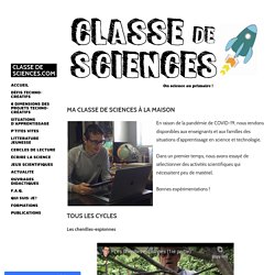 La science a la maison - CLASSE DE SCIENCES.COM