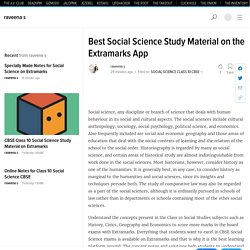Study Guide for Class 10 Social Science on Extramarks