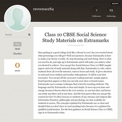 Online Notes for Class 10 Social Science CBSE