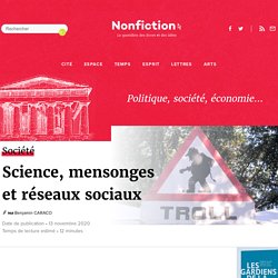 Science, mensonges et réseaux sociaux