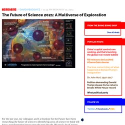 The Future of Science 2021: A Multiverse of Exploration