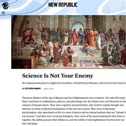 Science is not the Enemy of the Humanities