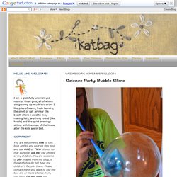 Science Party: Bubble Slime
