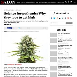 Science for potheads: Why they love to get high