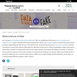 Data science vs fake - Programme - Francetv Éducation