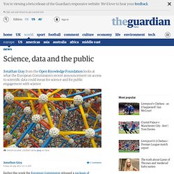 Science, data and the public