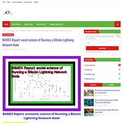 BitMEX Report: social science of Running a Bitcoin Lightning Network Node
