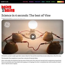 Science in 6 seconds: The best of Vine