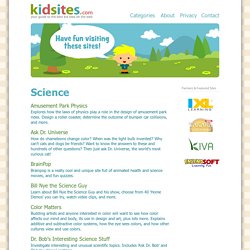Great Sites for Kids - Science Sites