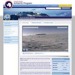 The USAP Portal: Science and Support in Antarctica - South Pole Station Webcams