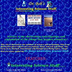 Science, Technology - Dr. Bob's Home Page
