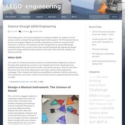 Science through LEGO Engineering