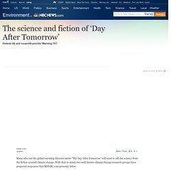 Science and fiction of 'Day After Tomorrow' - US news - Environment