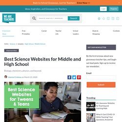 30 Best Science Websites for Kids (Chosen by Teachers)
