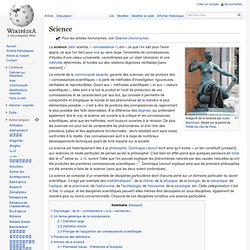 wiki : PHASES Histoire des sciences