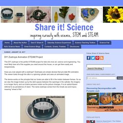 Share it! Science : DIY Zoetrope Animation STEAM Project