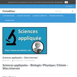 Sciences appliquées – Sites internet