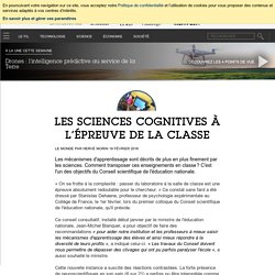 Les sciences cognitives à l’épreuve de la classe - Contenu Partenaire Media