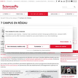 Les campus en région