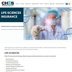 Buy Life Sciences Insurance Coverage in Canada