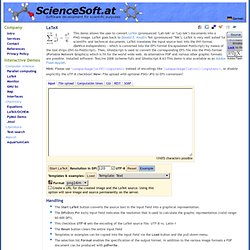 science soft latex document online
