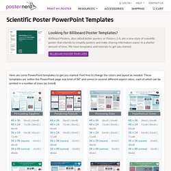 Scientfic Poster PowerPoint Templates