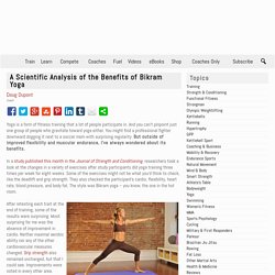A Scientific Analysis of the Benefits of Bikram Yoga