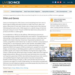 DNA and Genes - News and Scientific Articles on Live Science