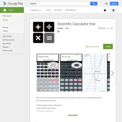 Scientific Calculator free