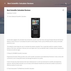 Best Scientific Calculator Reviews