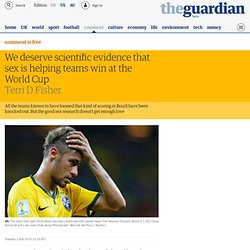 We deserve scientific evidence that sex is helping teams win at the World Cup