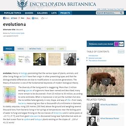 evolution (scientific theory)