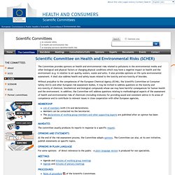 Scientific Committee on Health and Environmental Risks (SCHER)